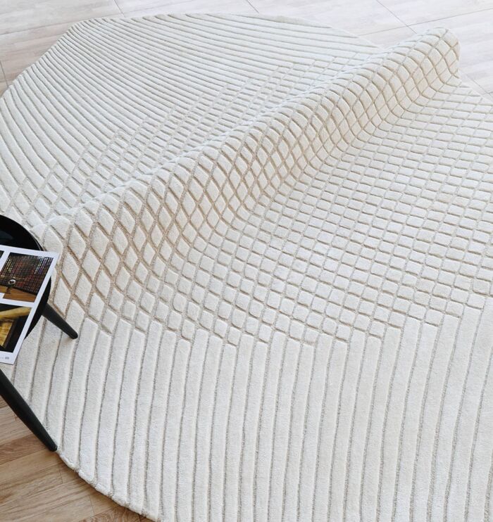 Elegant handmade rugs by Ramsha Home رمشا المنزل for modern flooring and interior styling