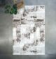 Stylish washable Turkish polyester rug, ideal for indoor and outdoor use, perfect as living room carpet, bedroom rugs, or home UAE décor.
