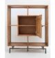 Modern bookshelf with 1 door and iron stand by Ramsha Home رمشا المنزل for stylish home interiors