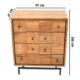 Dresser 4 Drawer with Iron Stand – Modern Bedroom Furniture Dubai