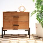 Modern bedside drawer by Ramsha Home رمشا المنزل – luxury bedroom furniture Dubai