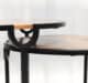 Modern Nesting Coffee Table Set – Round Wooden Top with Metal Frame GH-094 - Image 3