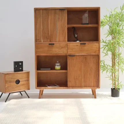 Modern cabinet and storage unit for organized living space