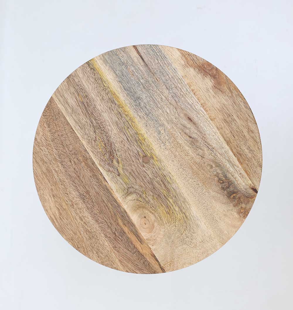 GH-002 (13) (1) Modern Cone Accent Side Table – Solid Wood & Iron Base gh-002 - Image 4