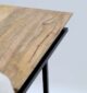 Modern Cone Accent Side Table – Solid Wood & Iron Base gh-091 - Image 6