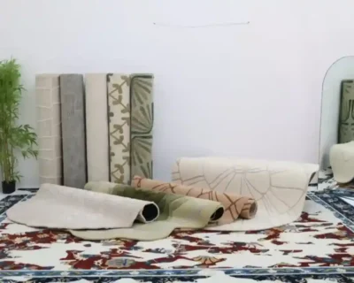 Various types of rugs including handmade, modern, and traditional styles for interior design