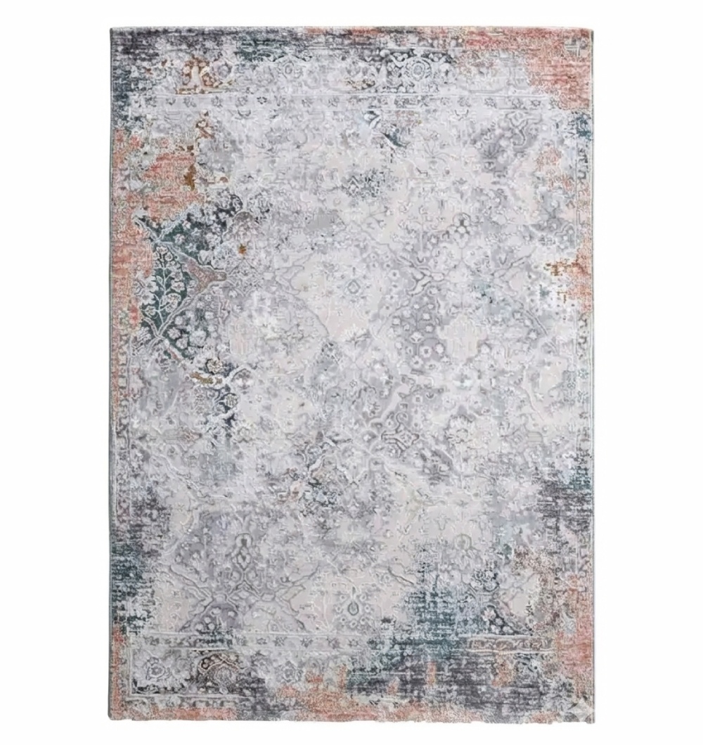 MMB 28 Multi Color Distressed Rug (150 x 210 cm) – Machine Made – MMB‑28 - Image 1
