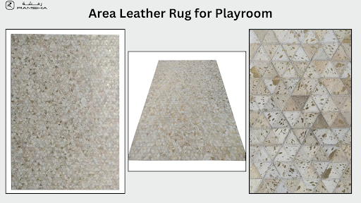 Beautiful Area Leather Rug for Playroom - Blog Image