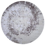 Round Wool Handmade Carpet 350cm Round Neutral Tones – HTWV-173