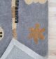 Giraffe Nursery Rug - Blue Grey Cloud Kids Area Carpet KD-003 (120x180cm) - Image 3