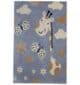 Giraffe Nursery Rug - Blue Grey Cloud Kids Area Carpet KD-003 (120x180cm) - Image 4