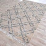 Fringes Jute & Cotton Kilim Flatweave Carpet - KLM 002 (200x300cm)