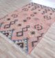 Handwoven Jute Flatweave Pink Kilim Rug - KLM 005 (170x240cm)