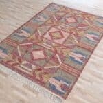 Handwoven Diamond Patterned Kilim Rug - KLM-010 (170x240cm)