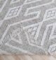 Handwoven Diamond Patterned Grey Kilim Rug - KLM-017 170x240cm - Image 5