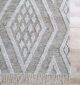 Handwoven Diamond Patterned Grey Kilim Rug - KLM-017 170x240cm - Image 3