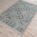 Handmade Kilim Rug 170x240 cm Multicolor Geometric Rug- KLM-023