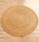 Round Natural Braided Jute Rug - BR 098 - الصورة 3