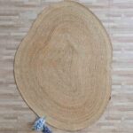 Jute Shape Living Room Braided Rug - BR 097 (170x230cm)